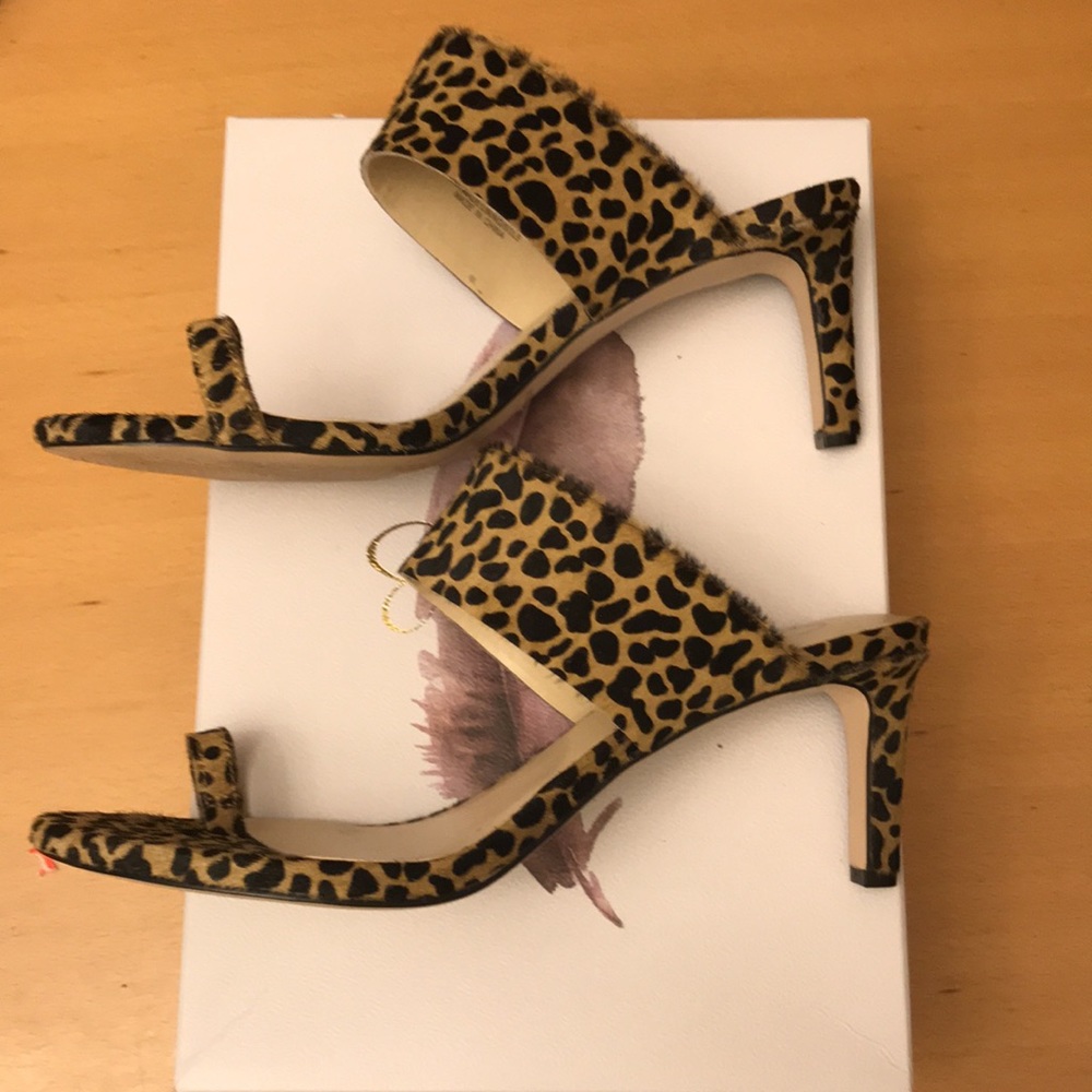 Jessica Simpson leopard print sandal.  Never worn